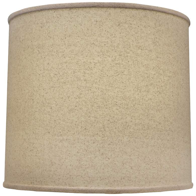 Image 1 Stiffel Bombay Natural Drum Lamp Shade 15x16x14 (Spider)