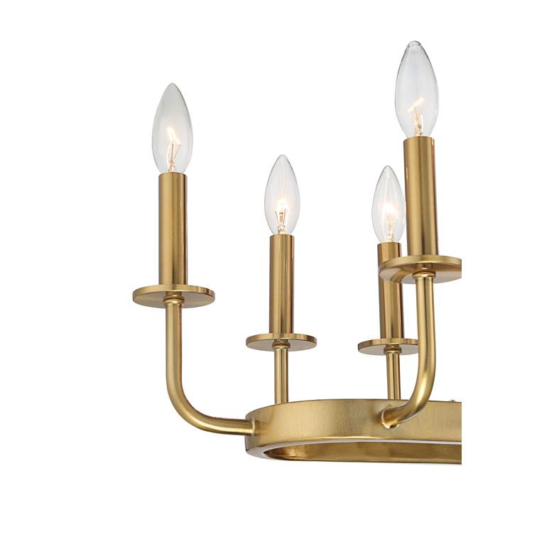 Image 3 Stiffel Bondai 38 3/4" Wide Soft Gold 16-Light Island Chandelier more views