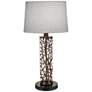 Stiffel Branches Laser Cut Oil-Rubbed Bronze Table Lamp