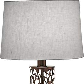 Image2 of Stiffel Branches Laser Cut Oil-Rubbed Bronze Table Lamp more views