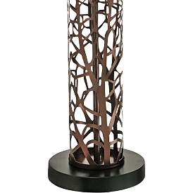 Image3 of Stiffel Branches Laser Cut Oil-Rubbed Bronze Table Lamp more views