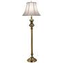 Stiffel Buchanan 65" High Traditional Burnished Brass Floor Lamp
