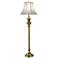 Stiffel Buchanan 65" High Traditional Burnished Brass Floor Lamp