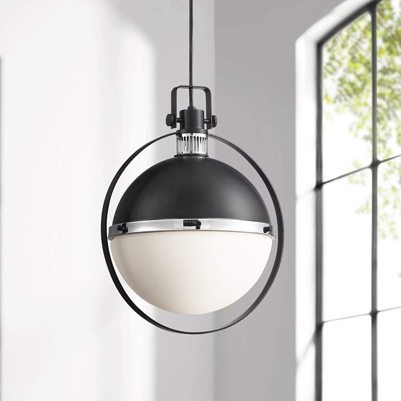 Image 1 Stiffel Caitlin 16" Wide Chrome Finish Pendant Light