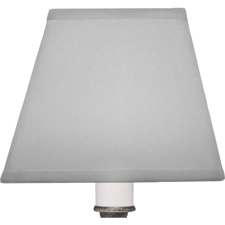 Image 2 Stiffel Candle 10" High Charcoal Intricate Detailed Accent Table Lamp more views