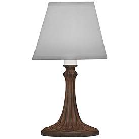 Image1 of Stiffel Candle 10" High Rust Brown Accent Table Lamp