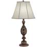Stiffel Candlestick 31" High Oxidized Bronze Table Lamp