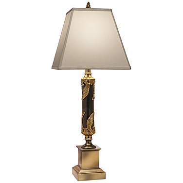 Stiffel Caroline 30" Burnished Brass and Matte Black Table Lamp