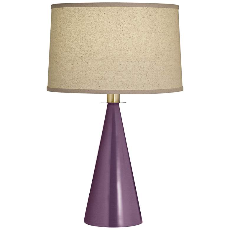 Image 1 Stiffel Carson 24 1/2 inch Converse Lavender Shadow Table Lamp
