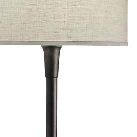 Image2 of Stiffel Carson 63 1/2" Converse Charcoal Finish Modern Floor Lamp more views