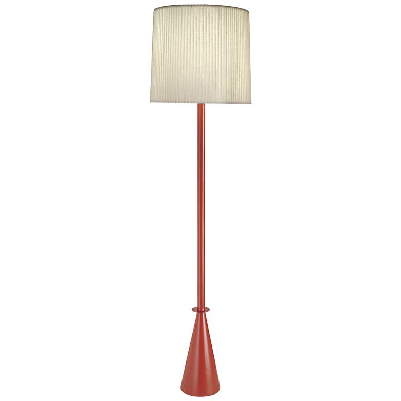 Image 1 Stiffel Carson 63 1/2" Converse Maple Leaf Red Modern Floor Lamp