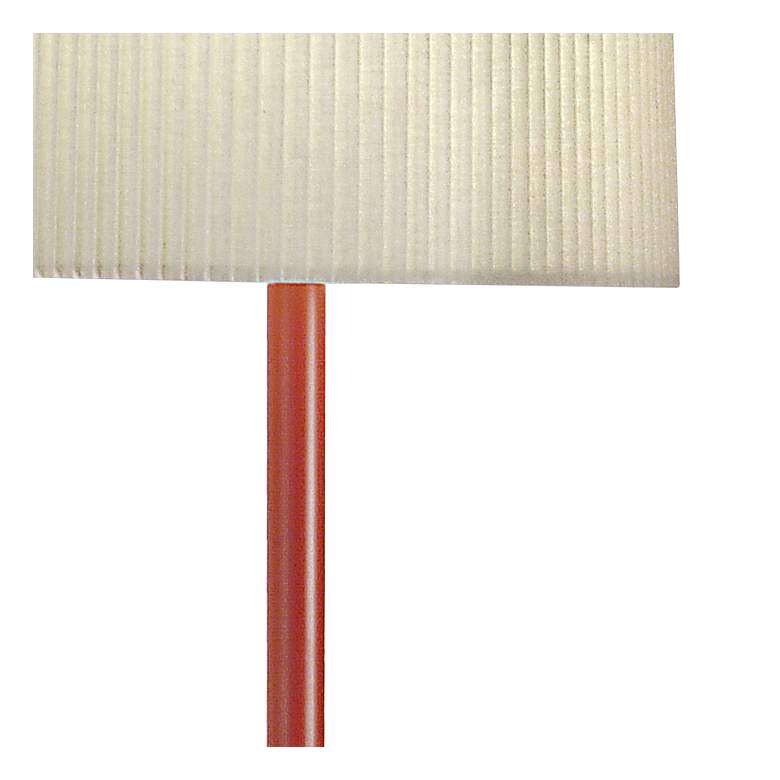 Image 2 Stiffel Carson 63 1/2" Converse Maple Leaf Red Modern Floor Lamp more views