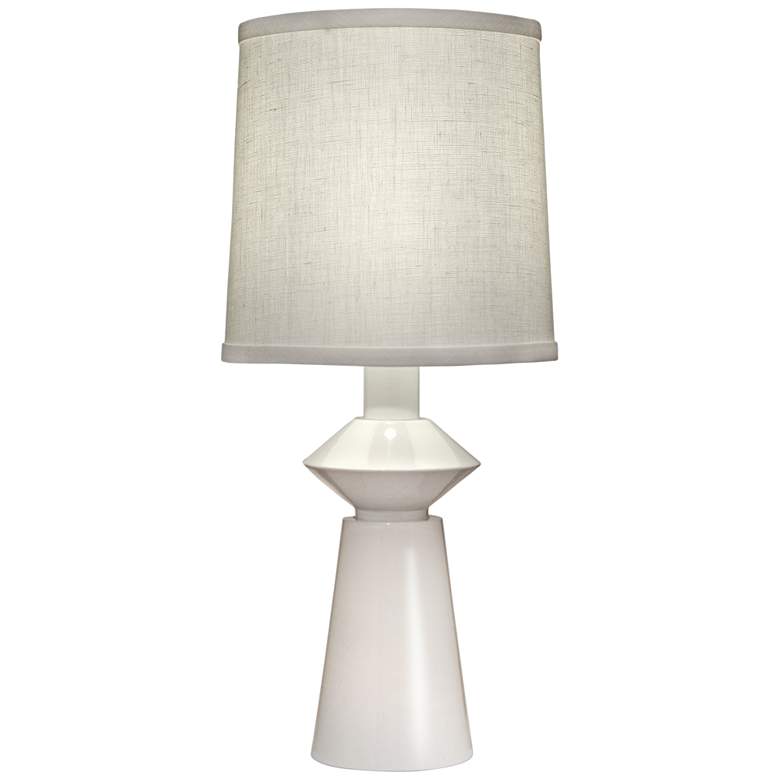 Image 1 Stiffel Carson Converse 20" High White Mid-Century Modern Table Lamp