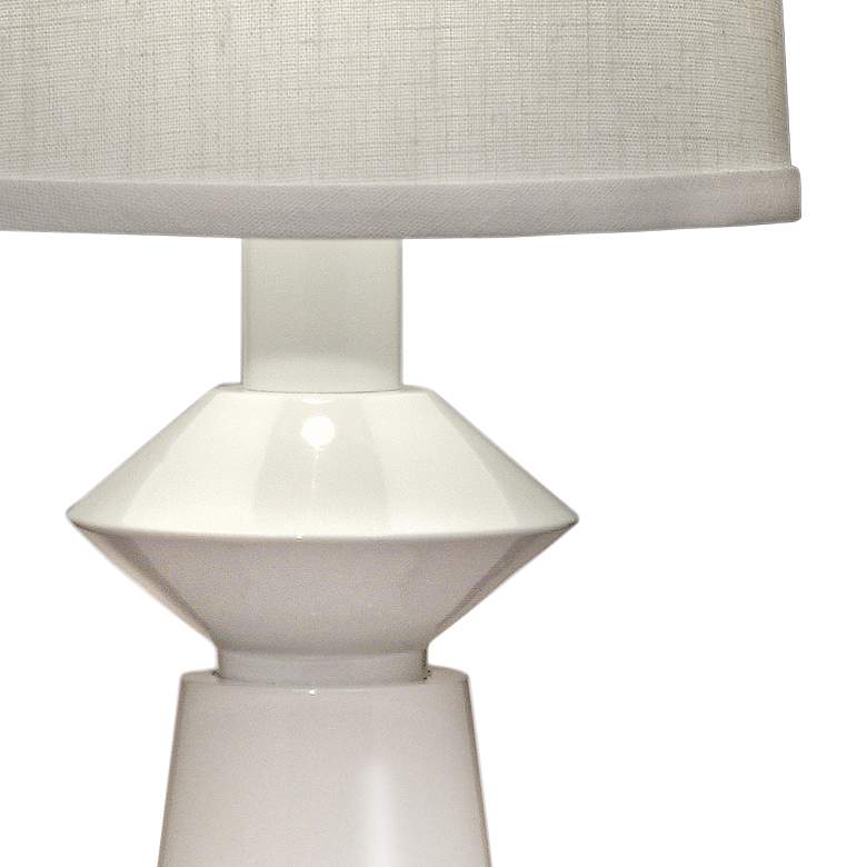 Image 2 Stiffel Carson Converse 20" High White Mid-Century Modern Table Lamp more views