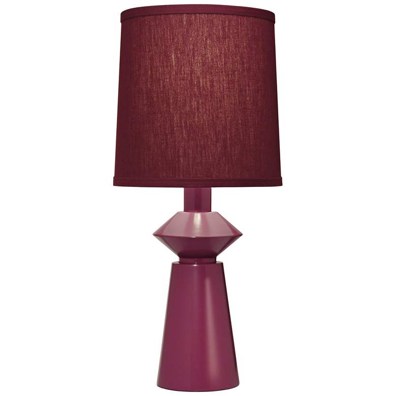 Image 1 Stiffel Carson Converse 20" Mulberry Red Accent Table Lamp