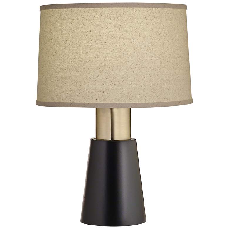 Image 1 Stiffel Carson Converse 21" High Bombay Shade Black Modern Table Lamp