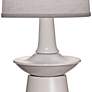 2_Stiffel Carson Converse 29" High Modern Gloss White Table Lamp more views