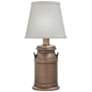 1_Stiffel Carte 13" High Milk Jug Antique Old Bronze Accent Table Lamp