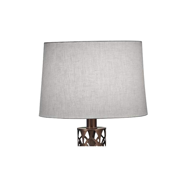 Image 2 Stiffel Cathedral 29" High Laser Cut Oil-Rubbed Bronze Table Lamp more views