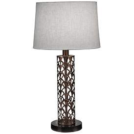 Image1 of Stiffel Cathedral Laser Cut Oil-Rubbed Bronze Table Lamp