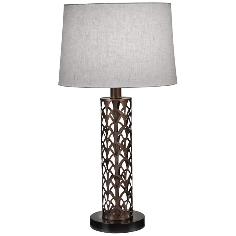 Image 1 Stiffel Cathedral Laser Cut Oil-Rubbed Bronze Table Lamp
