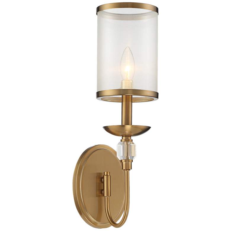 Image 2 Stiffel Cavelli 17 1/2" High Warm Gold Finish Luxe Wall Sconce