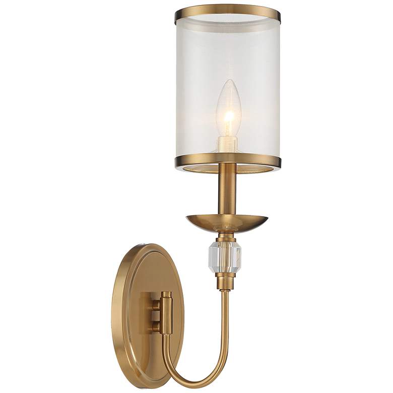 Image 6 Stiffel Cavelli 17 1/2 inch High Warm Gold Finish Luxe Wall Sconce more views