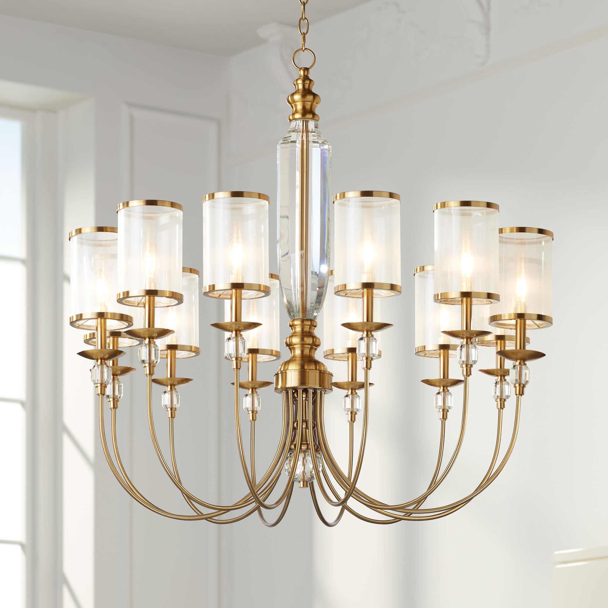 gold contemporary chandelier