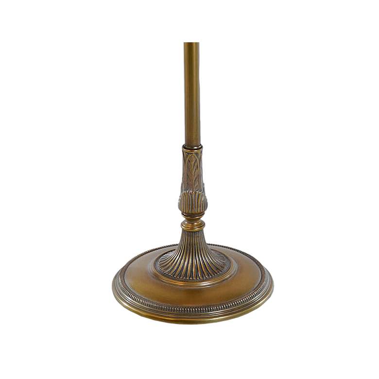 Image 3 Stiffel Cavender 63" High Artisan Brass Metal Scroll Floor Lamp more views