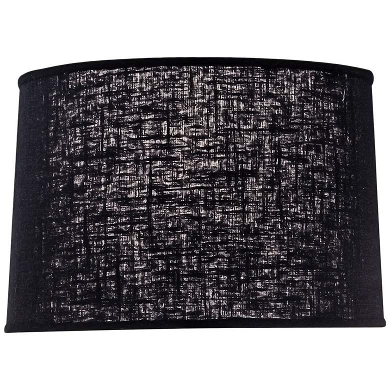 Image 1 Stiffel Chelsea Black Softback Drum Shade 14x15x10 (Spider)