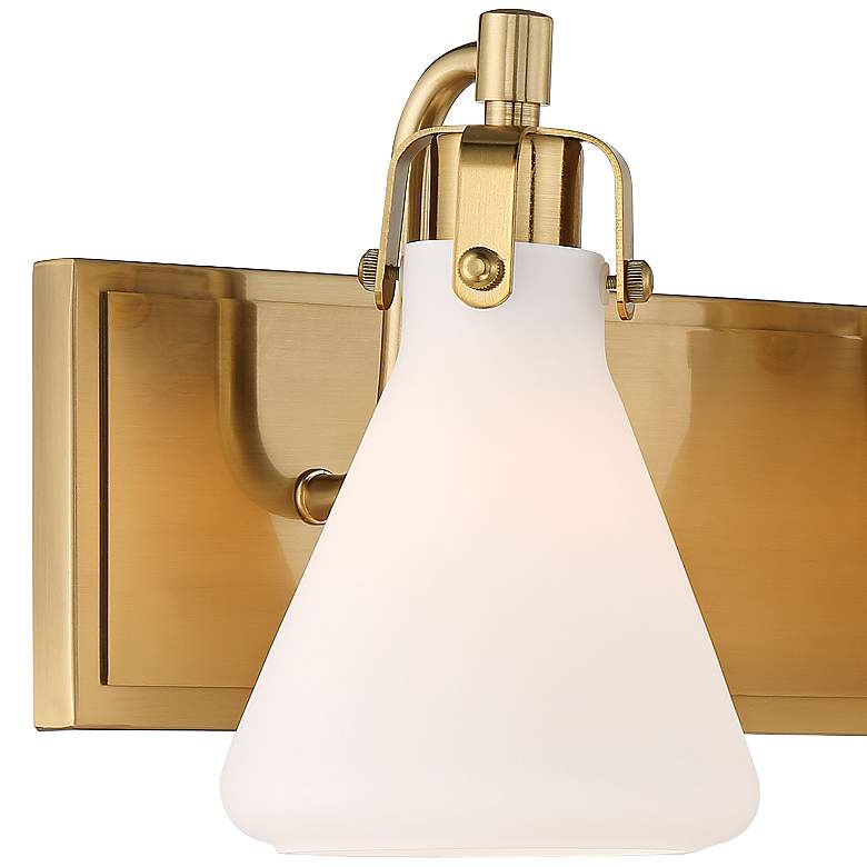 Image 3 Stiffel Cindy 33 inch Wide Warm Brass 4-Light Bath Light more views