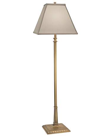Stiffel Claire Artisan Brass Floor Lamp