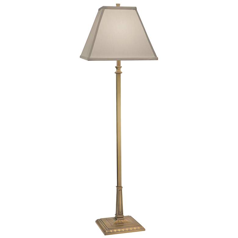 Image 1 Stiffel Claire Artisan Brass Floor Lamp