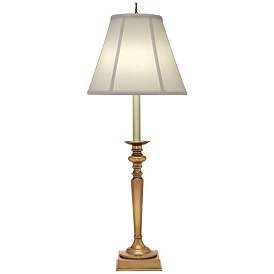 Image1 of Stiffel Clayborne 31" High Antique Brass Traditional Buffet Table Lamp