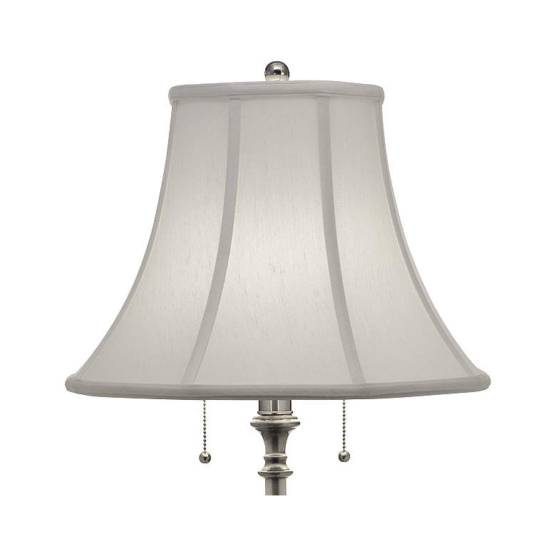 Image 2 Stiffel Concorde 60" Antique Nickel Traditional Pull Chain Floor Lamp more views