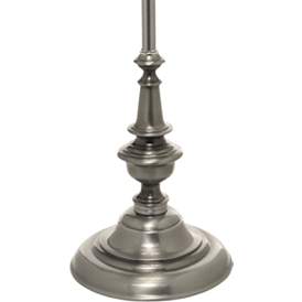 Image3 of Stiffel Concorde 60" Antique Nickel Traditional Pull Chain Floor Lamp more views
