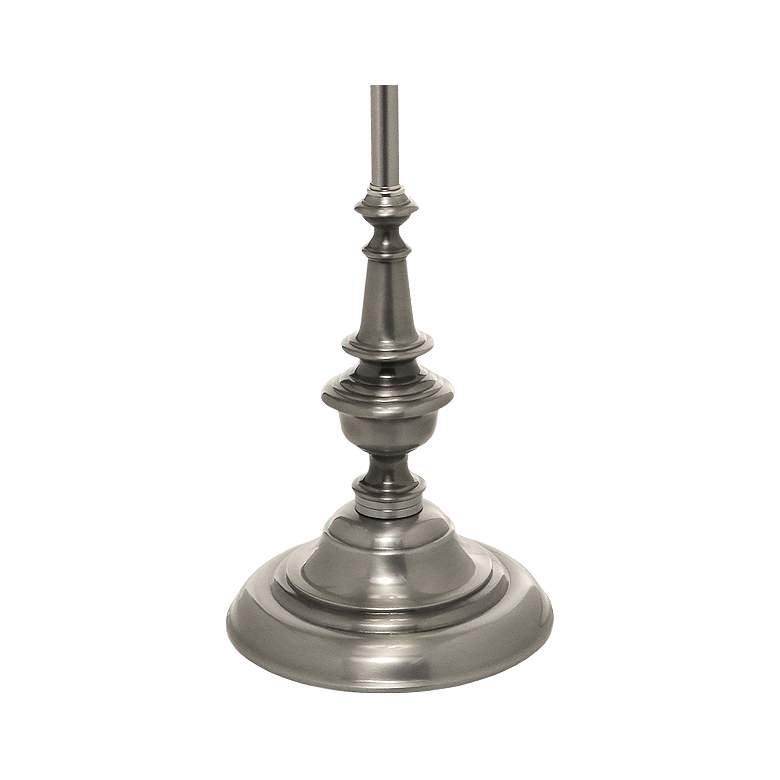 Image 3 Stiffel Concorde 60" Antique Nickel Traditional Pull Chain Floor Lamp more views