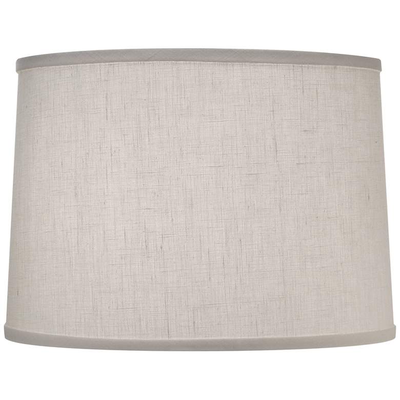 Image 1 Stiffel Cream Aberdeen Drum Lamp Shade 13x14x10 (Spider)