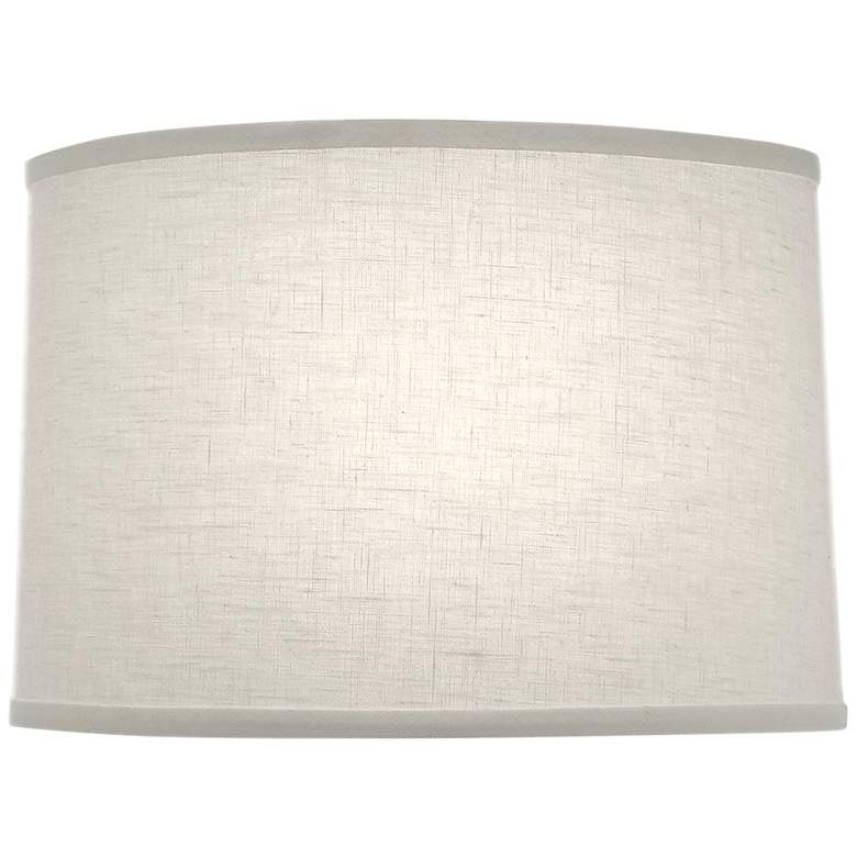 Image 1 Stiffel Cream Aberdeen Drum Lamp Shade 14x15x10 (Spider)