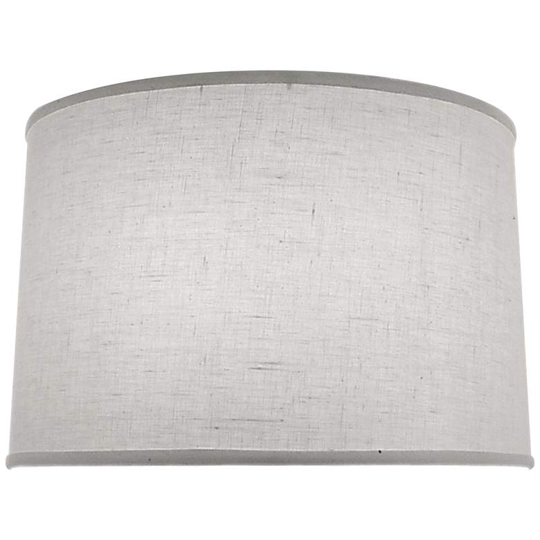 Image 1 Stiffel Cream Aberdeen Drum Lamp Shade 16x17x11 (Spider)