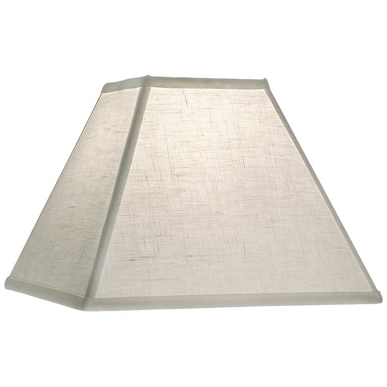 Image 1 Stiffel Cream Aberdeen Square Lamp Shade 5x12x9.5 (Spider)