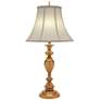 1_Stiffel Creston 33" High Umbered Brass Metal Table Lamp