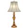 Stiffel Creston 33" High Umbered Brass Metal Table Lamp