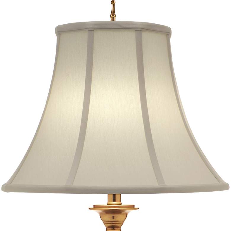 Image 2 Stiffel Creston 33" High Umbered Brass Metal Table Lamp more views