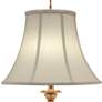 2_Stiffel Creston 33" High Umbered Brass Metal Table Lamp more views