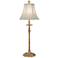Stiffel Dover Polished Honey Brass Buffet Table Lamp