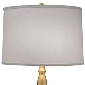 Image3 of Stiffel Dunn Oculux Bronze Metal Table Lamp with Pearl Shade more views