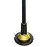 Stiffel Eagle 60" Burnished Brass and Black Traditional Floor Lamp