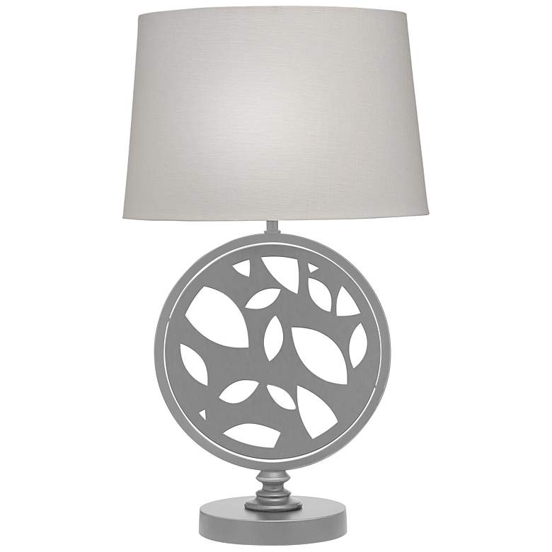 Image 2 Stiffel Edwin 29" High Silver Powder Coat Zinc Table Lamp