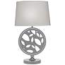 2_Stiffel Edwin 29" High Silver Powder Coat Zinc Table Lamp
